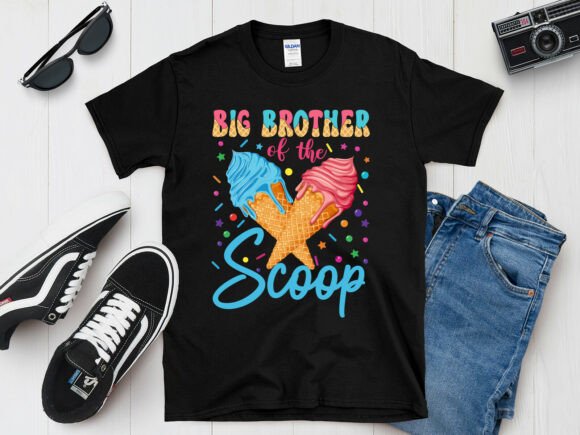 Big Brother Ice Cream Family T-Shirt Graphics and T-Shirt Designs
