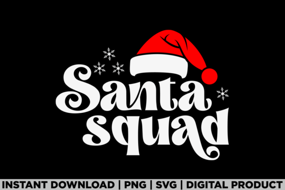 Christmas Santa Squad Funny Family Shirt Graphics