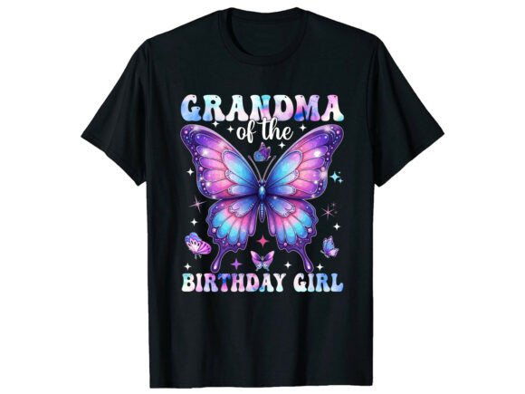 Grandma Birthday Girl Family T-Shirt