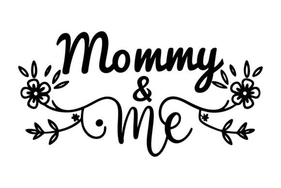 Mommy and Me T-Shirt Design Cute Mother
