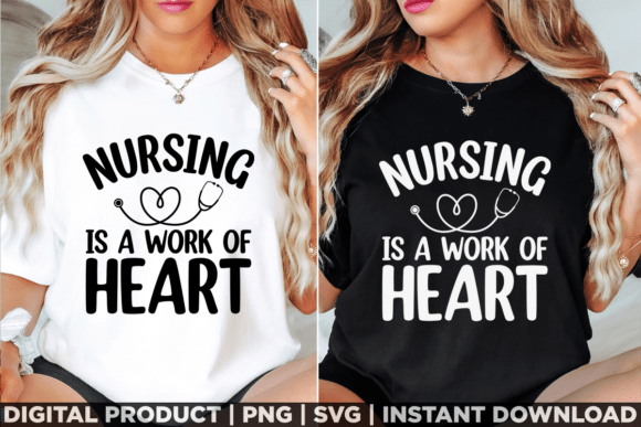 Nursing Work of Heart Medical Workers Graphics
