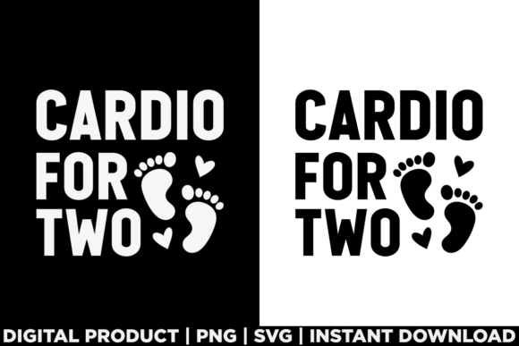 Pregnancy Workout Women Cardio for Two Graphics