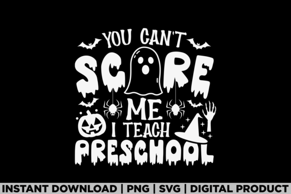 Preschool Halloween Teacher Spooky Shirt: Graphics & T-Shirt Designs