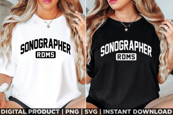 Sonographer RDMS Ultrasound Technician Graphics