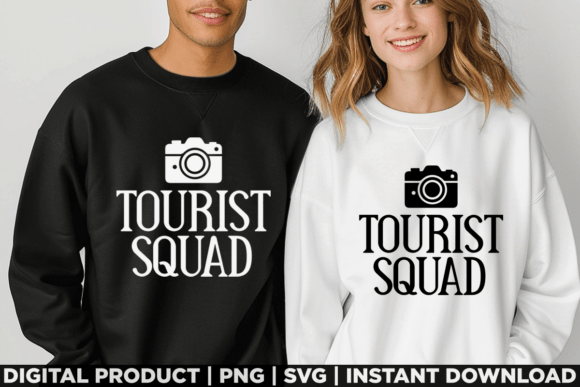 Tourist Squad Camera Girl Vacation Trave Graphics